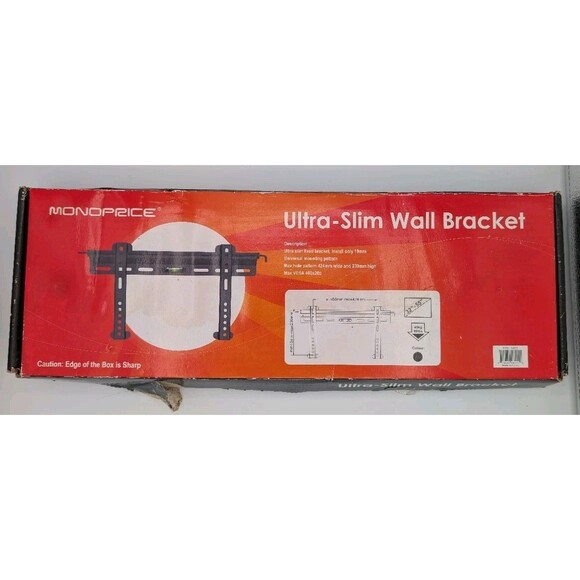 TV Wall Mount Ultra Slim Low Profile Bracket 32–55" Universal Design - Picture 4 of 6